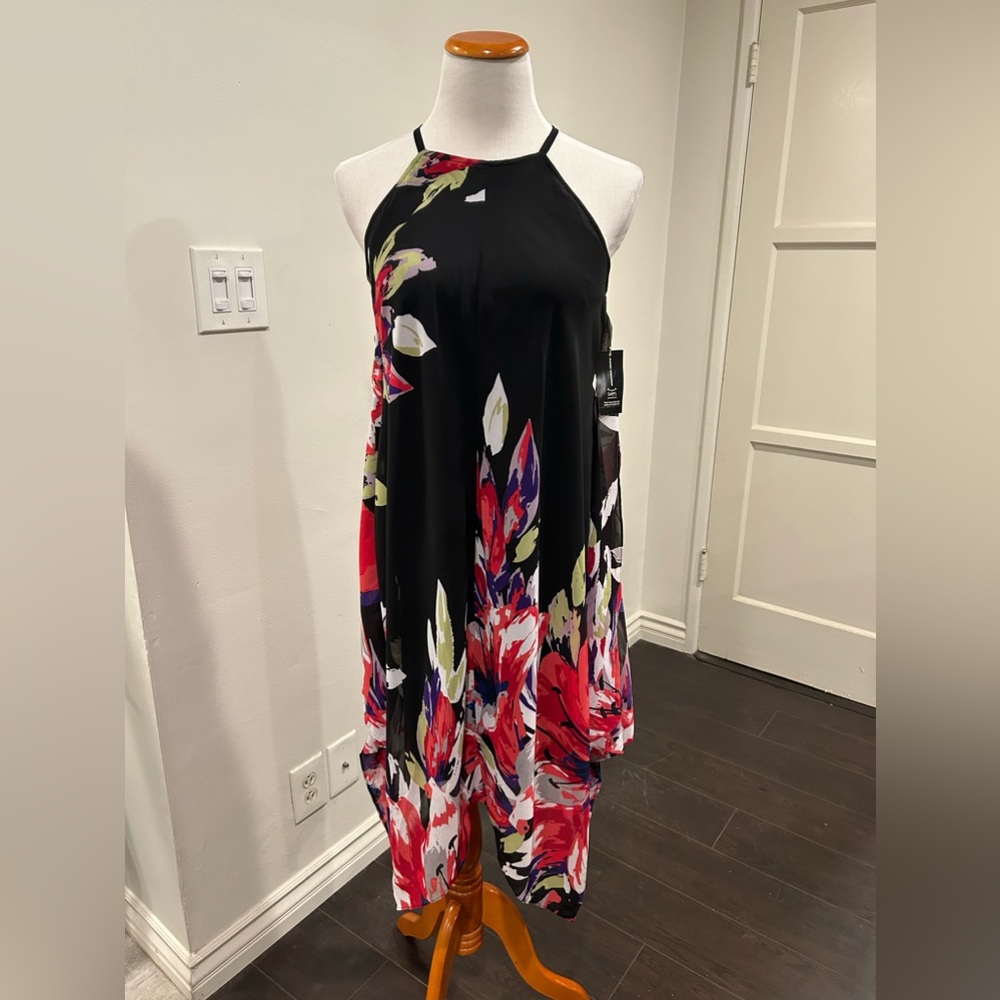 INC Sleeveless Floral Print NWT MIDI Dress Size 4